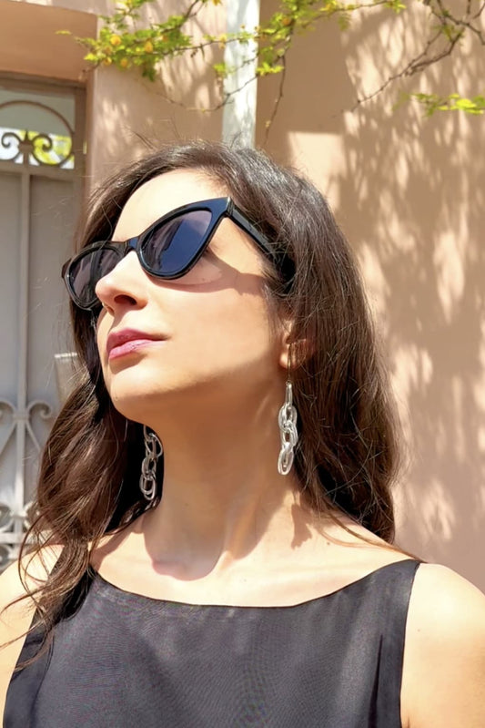 Chain Long Pair Earrings