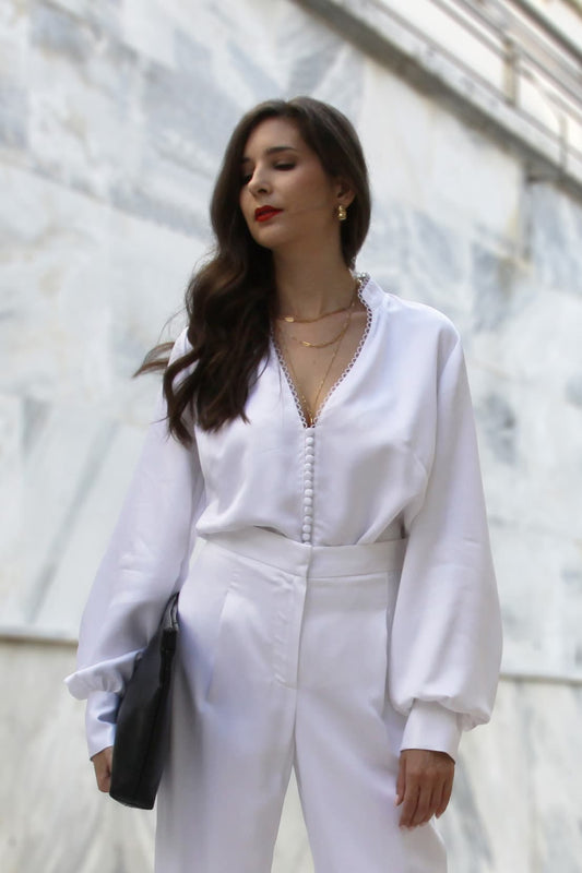 Aria White Shirt