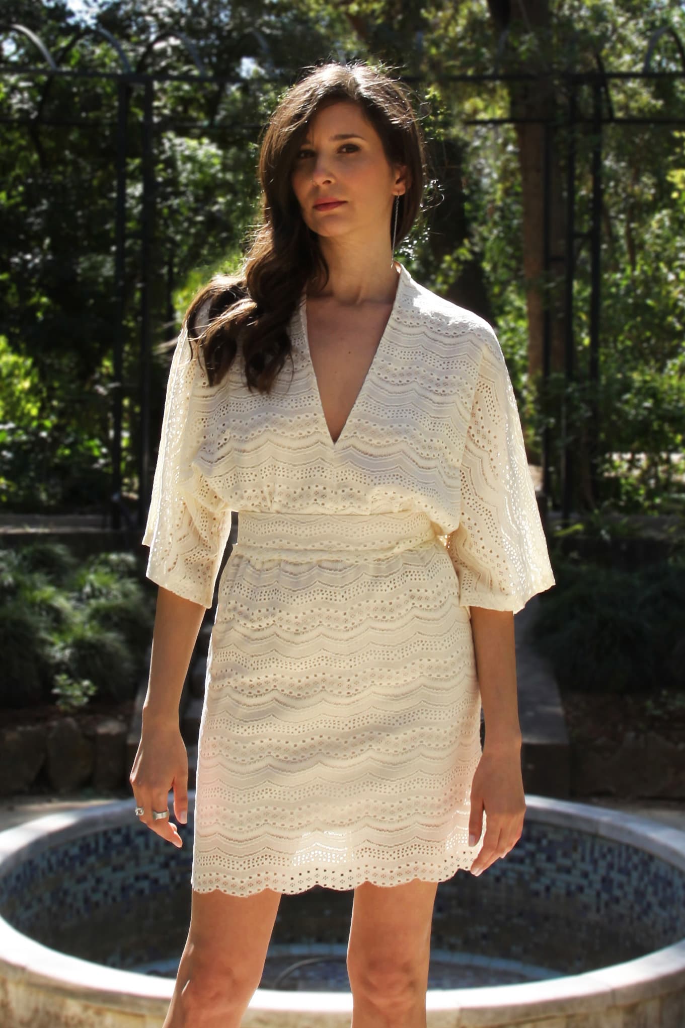 Ivy Cotton Lace Dress  Katerina Bati