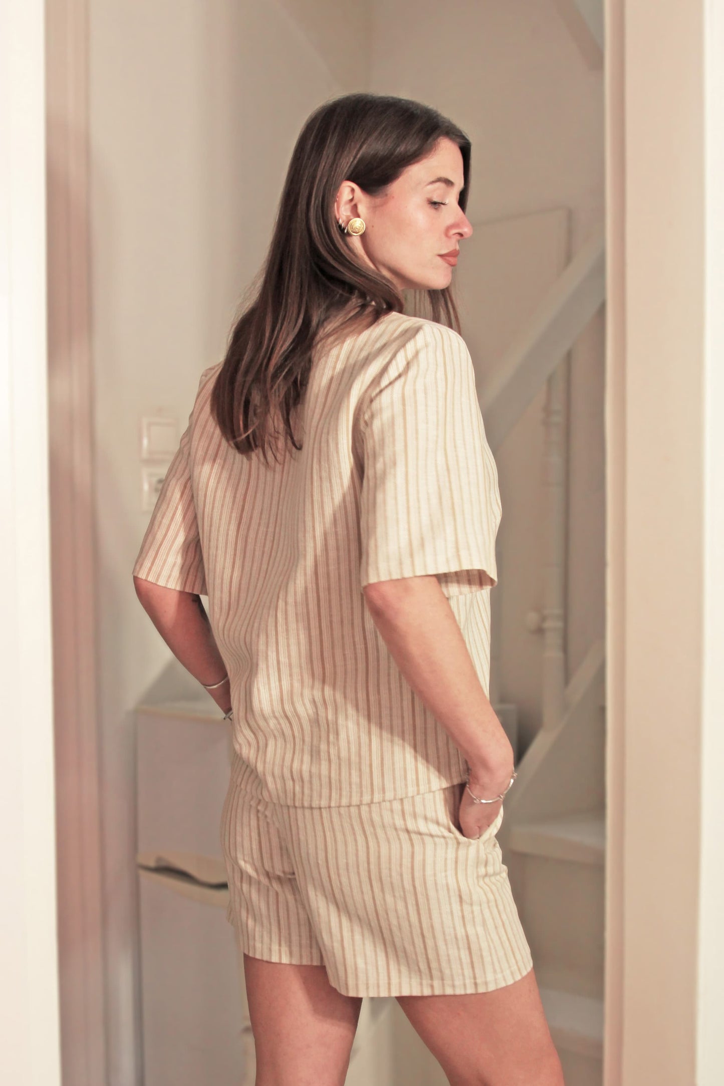 Remi Cotton Striped Shirt