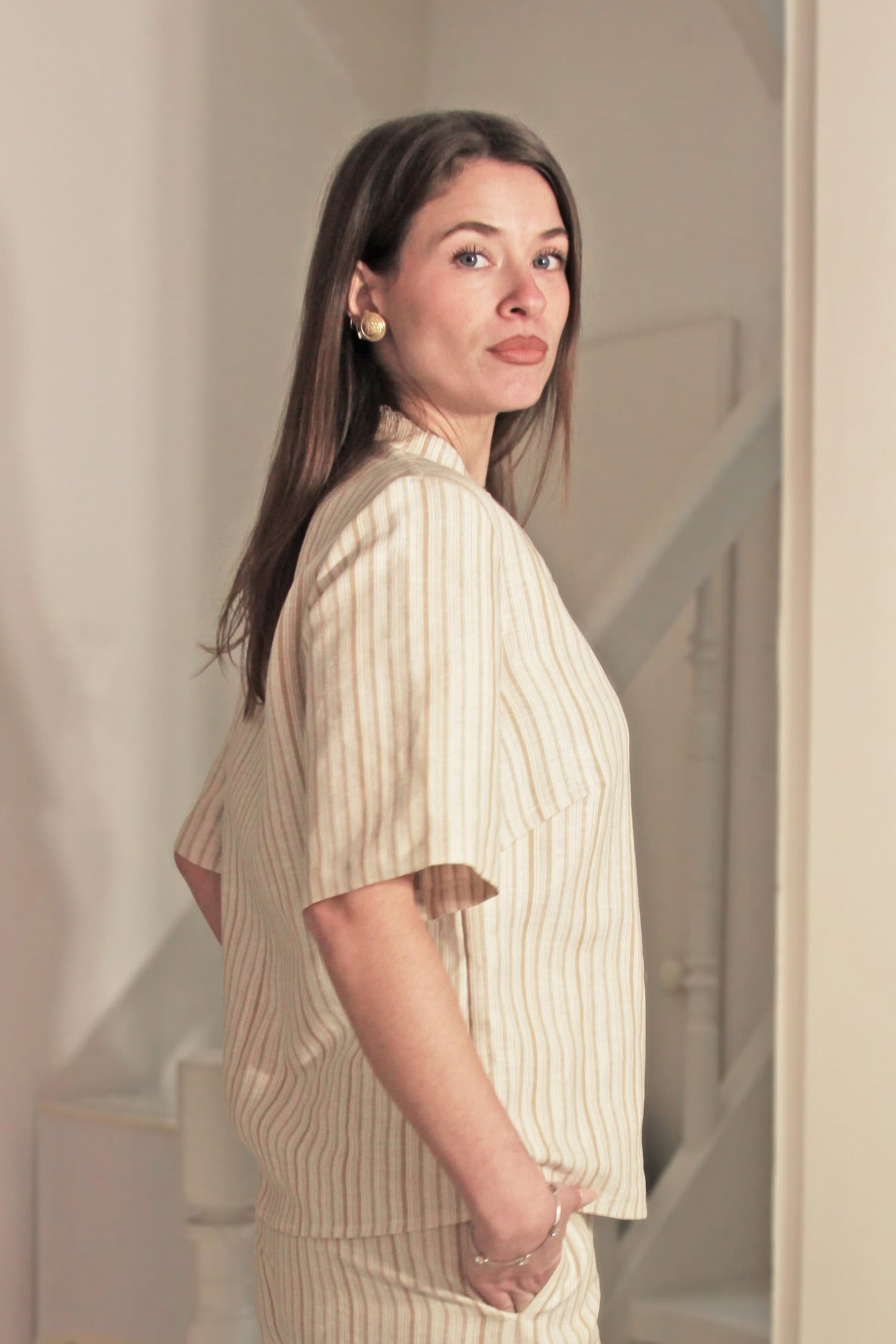 Remi Cotton Striped Shirt