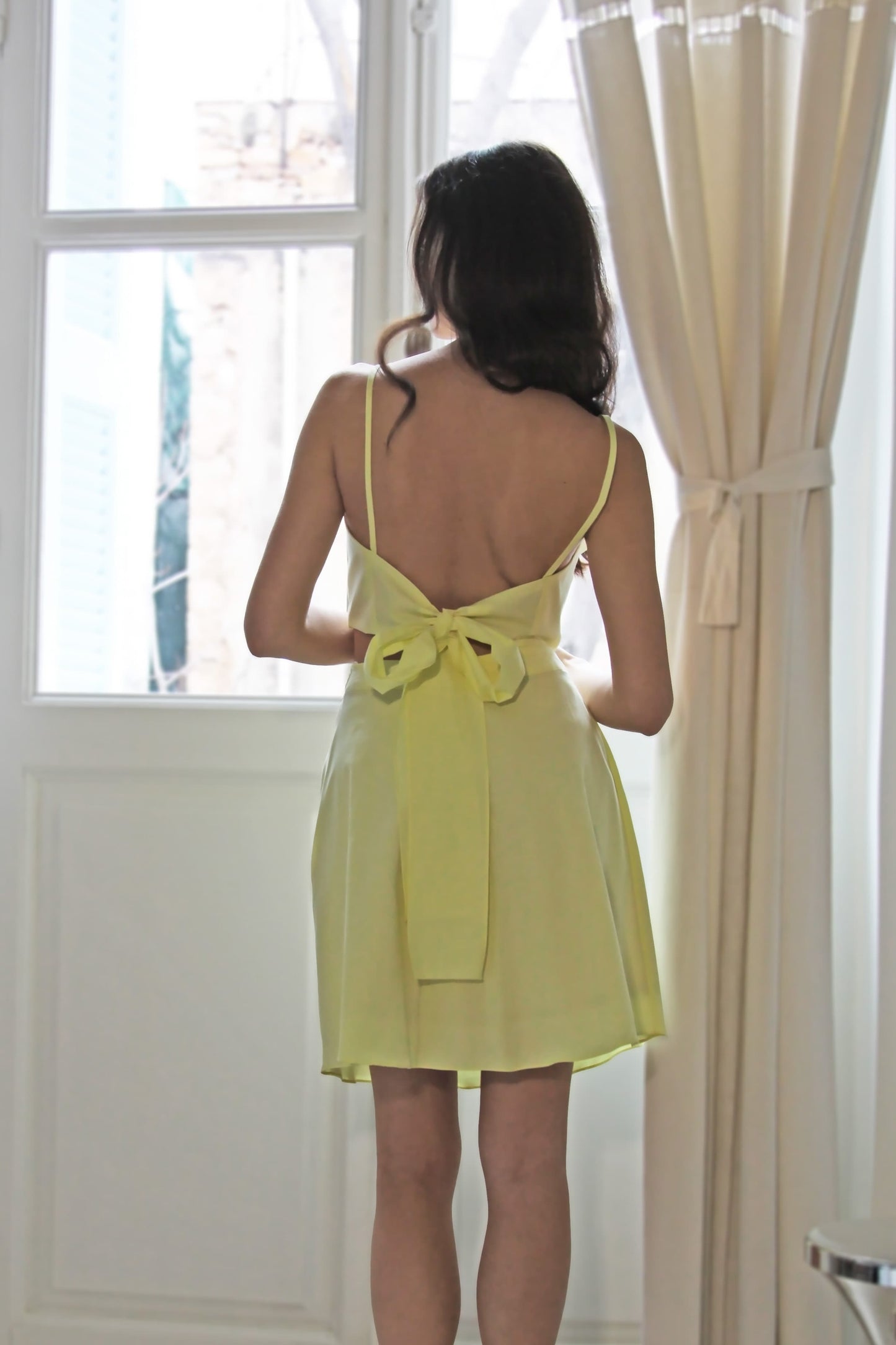 Willow Yellow Cotton Skirt