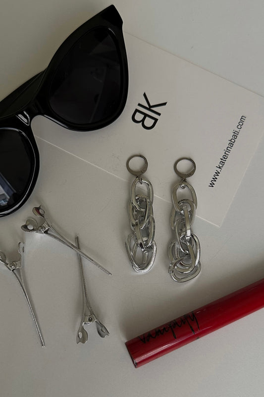 Chain Long Pair Earrings