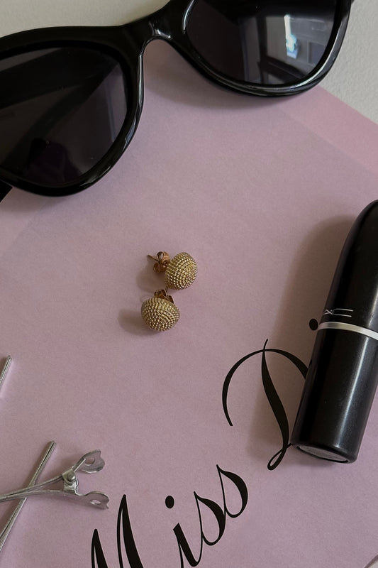 Στρογγυλά σκουλαρίκια μπάλα