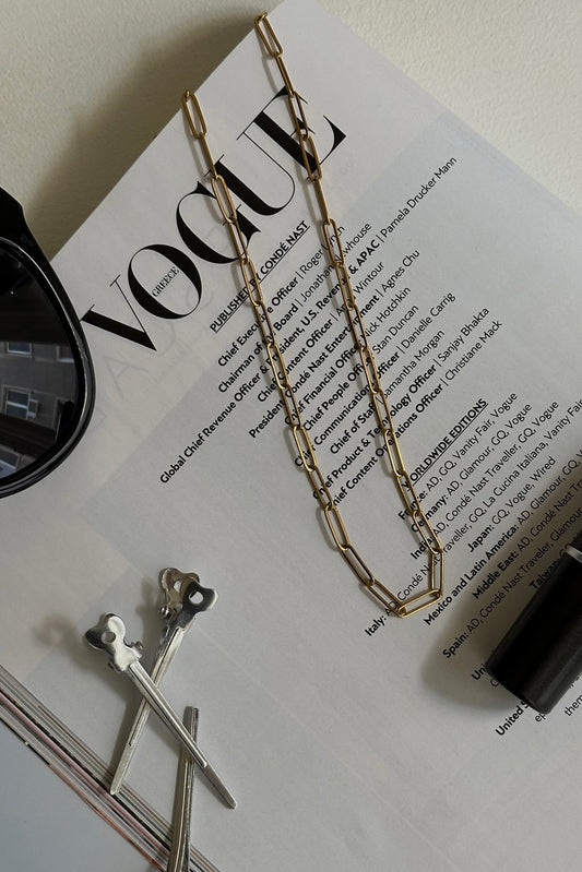 Geometric Gold Necklace