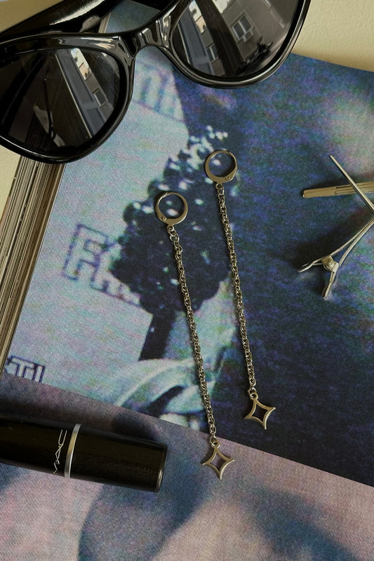 Star Long Pair Earrings