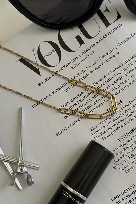 Geometric Line Necklace