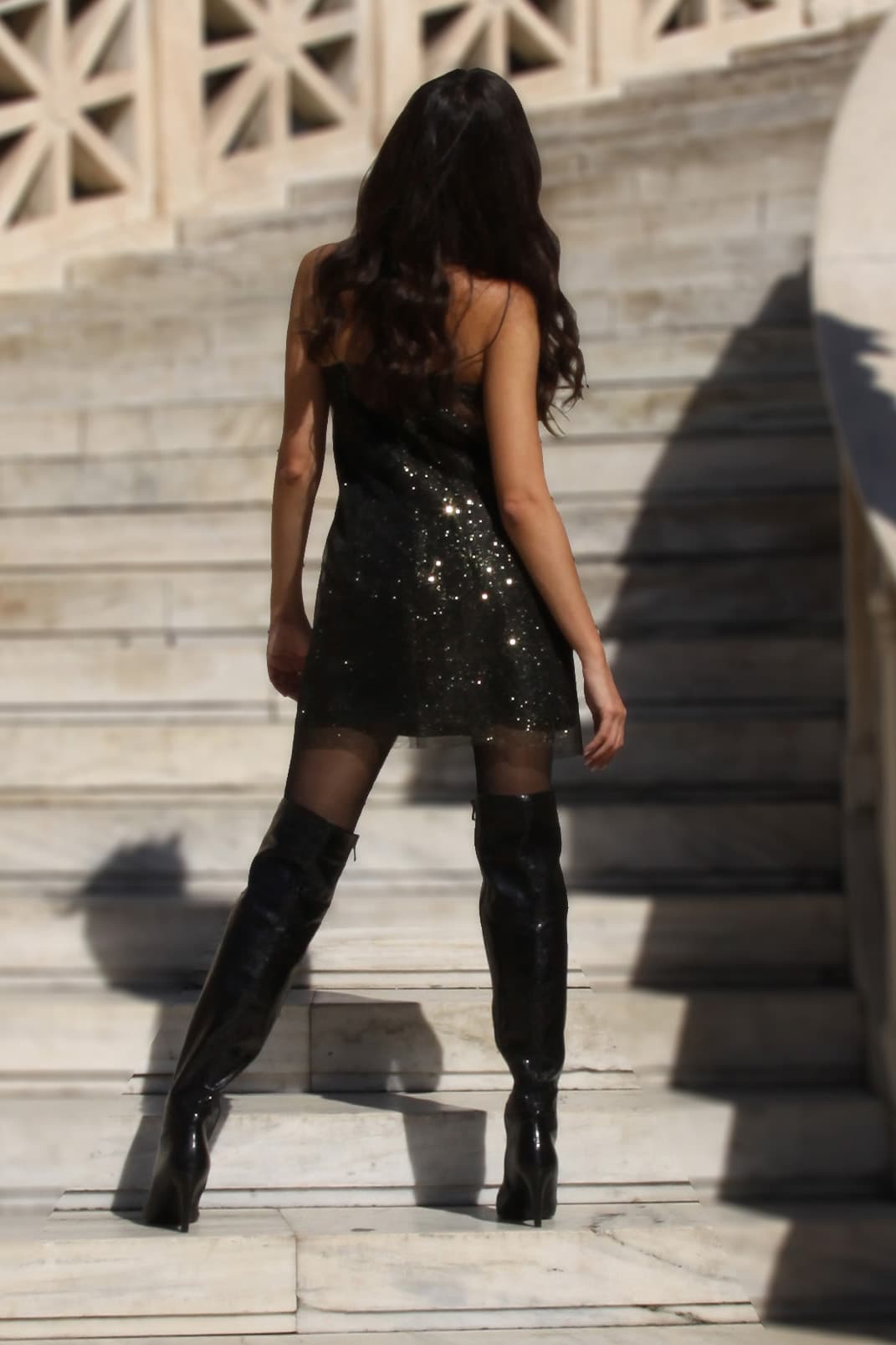 bernice mini dress Bernice Sparkly Mini Dress Katerina Bati